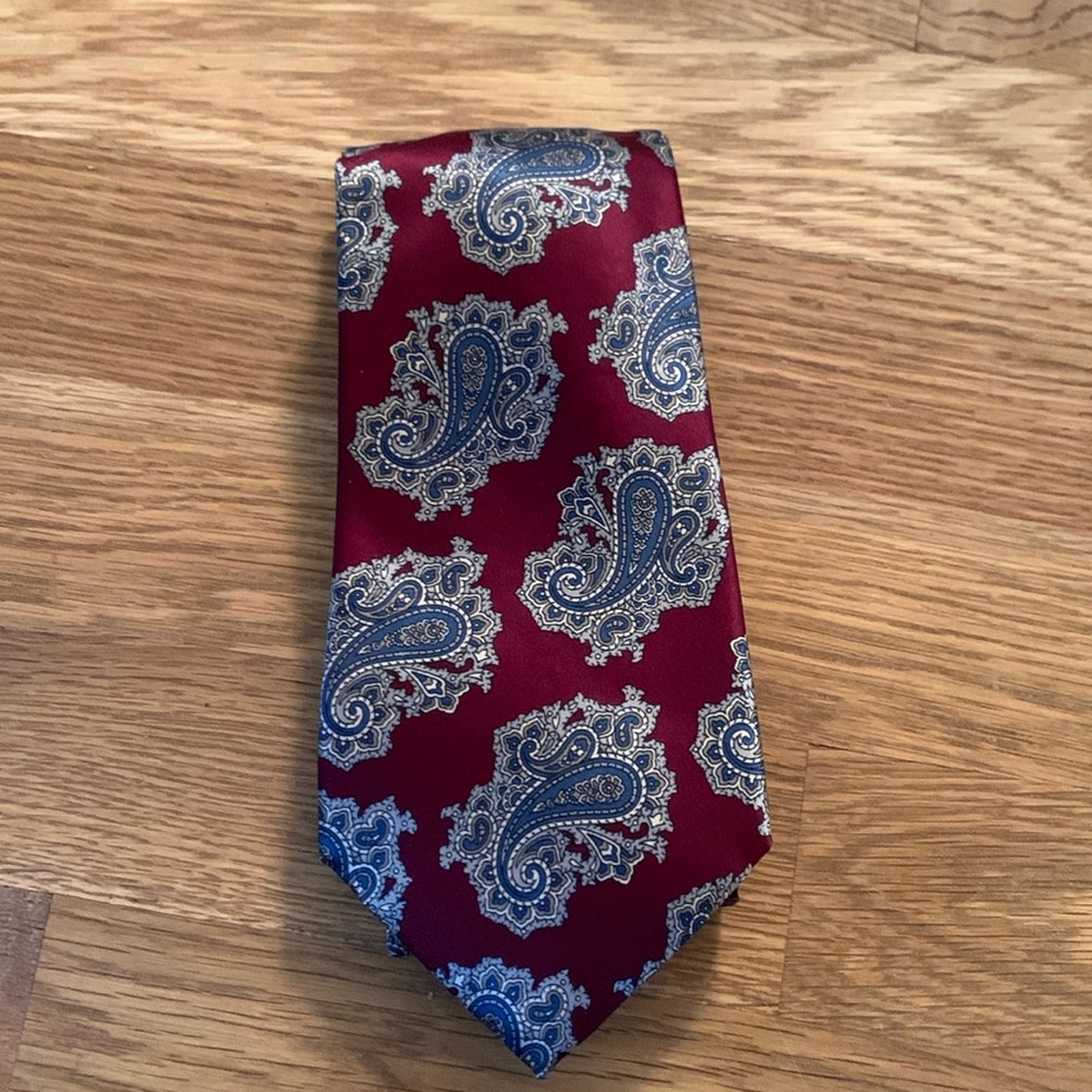 Christian Dior Tie Silk Made in USA Woven in Italy
